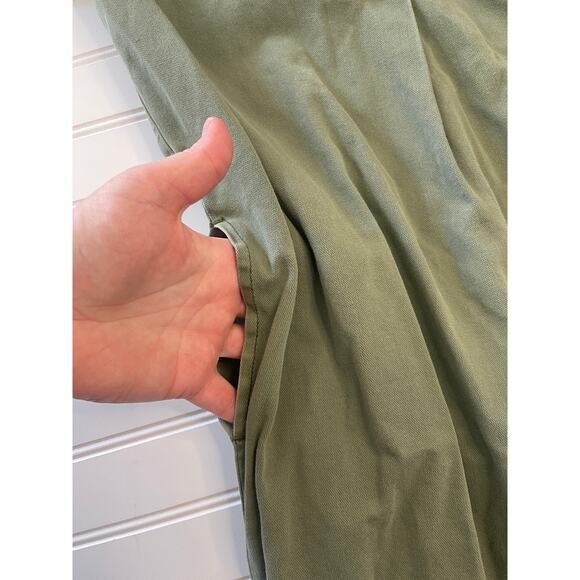 Gap Green Popover Utility Dress Collar Pockets - Size Women's XS - Picture 3 of 8